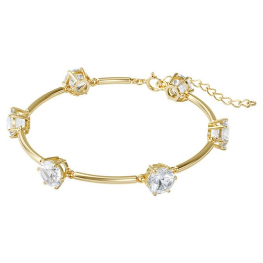 Swarovski Constella Bracelet, White and Gold Tone