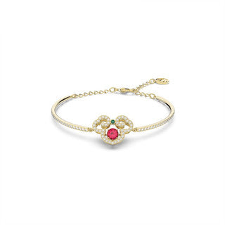 Swarovski Chroma Bangle, Heart, Red, Gold-Tone Plated
