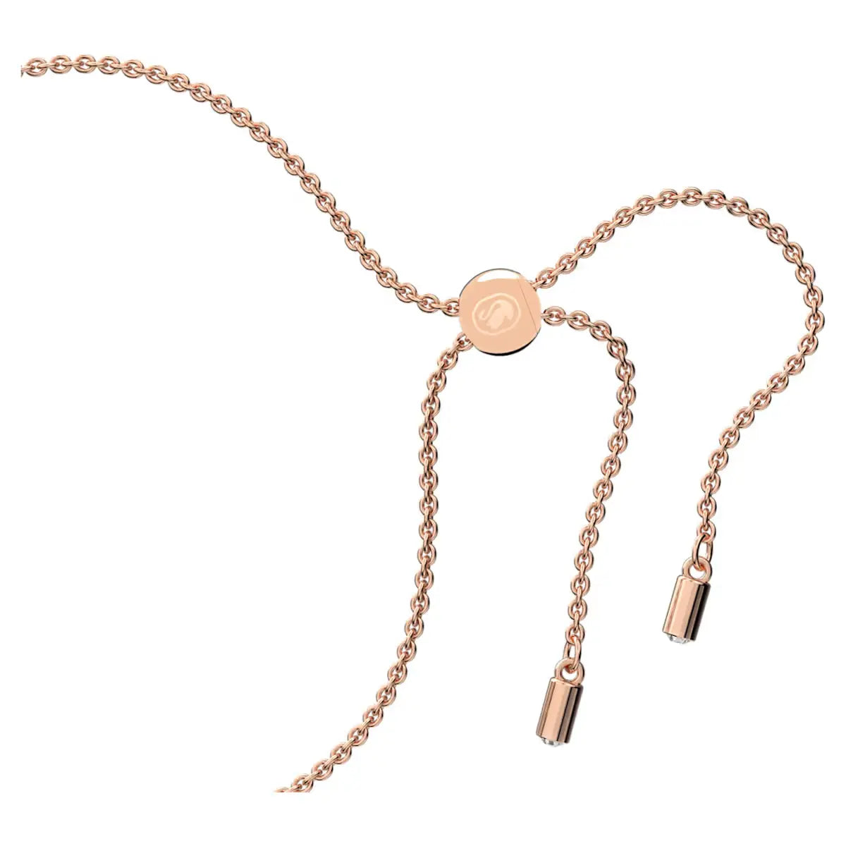 Stella bracelet Mixed cuts, Star, White, Rose gold-tone plated